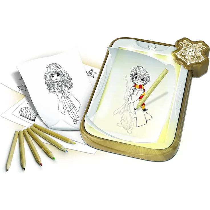 Zeichenbrett Harry Potter junior 45 x 31 cm gold/weiß