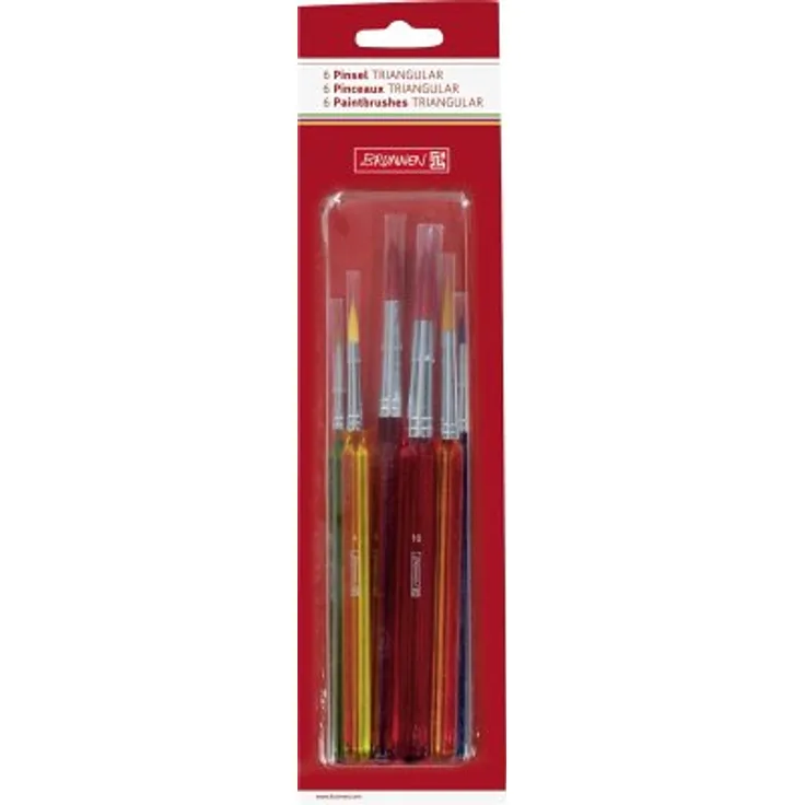 Brunnen Schulpinsel Triangular 6er Set