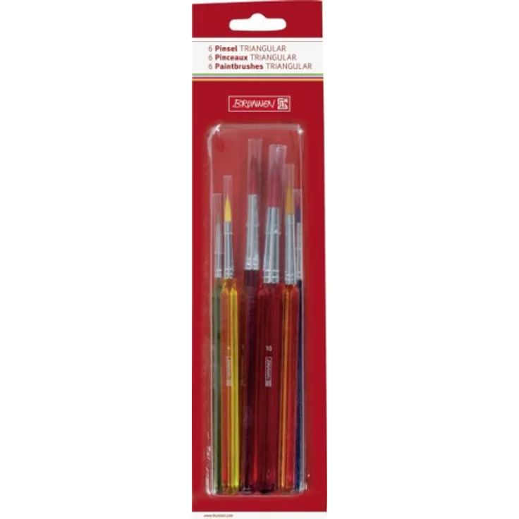 Brunnen Schulpinsel Triangular 6er Set – Bild 2