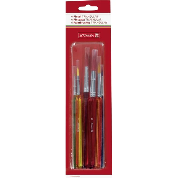 Brunnen Schulpinsel Triangular 6er Set – Bild 3