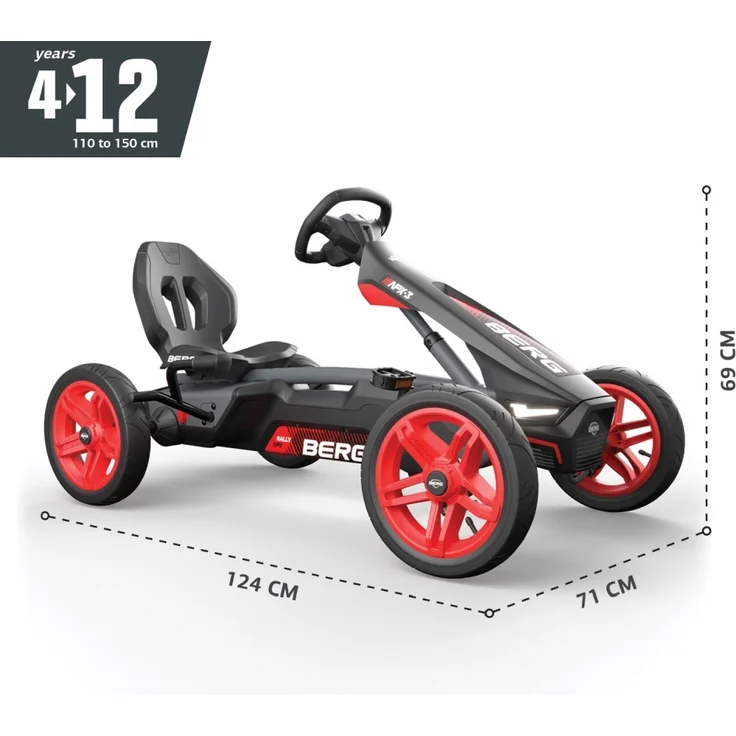 BERG Gokart L - Rally 2. 0 APX Rot BFR-3 – Bild 5
