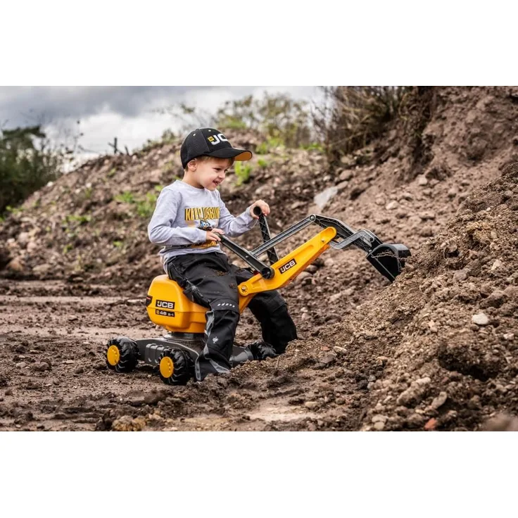 ROLLY TOYS | rollyDigger JCB | voll funktionsfähiger Kunststoff Bagger | 421183