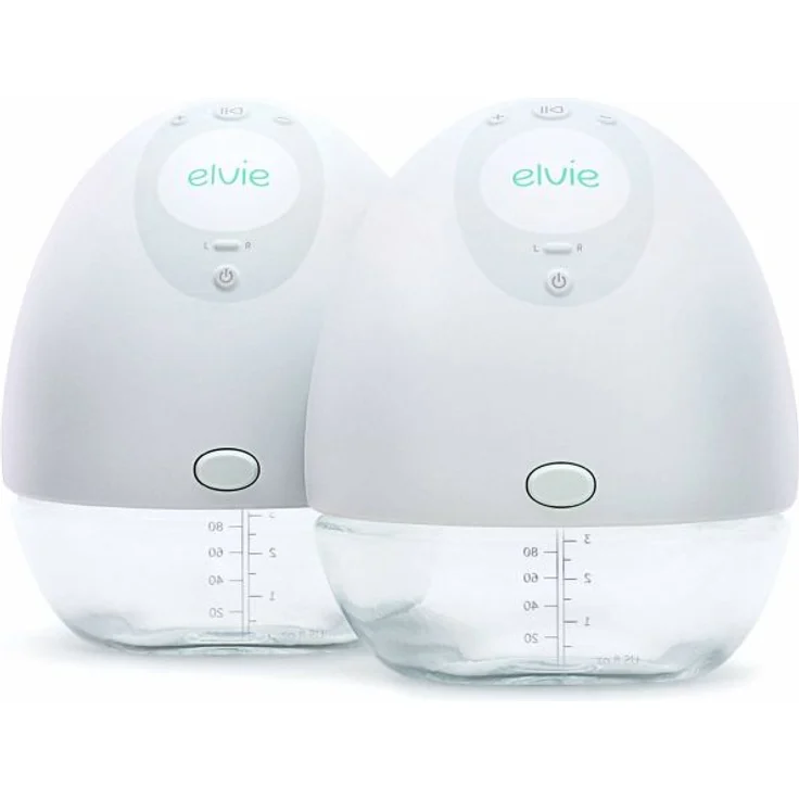 elvie Pump Elektrische Milchpumpe Doppelseitig, inkl. zwei 150 ml Flaschen – Bild 1