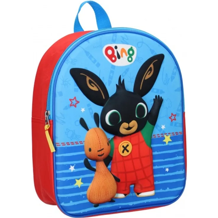 Bing Rucksack Hello There25 x 31 cm Polyester blau/rot