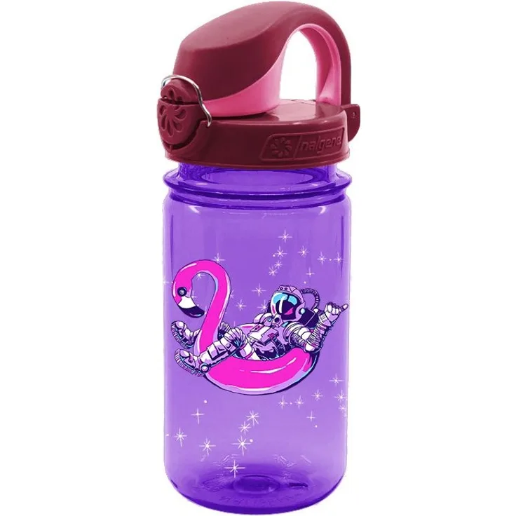 Nalgene Kinderflasche 'OTF Kids Sustain', 0,35 L violett astronaut