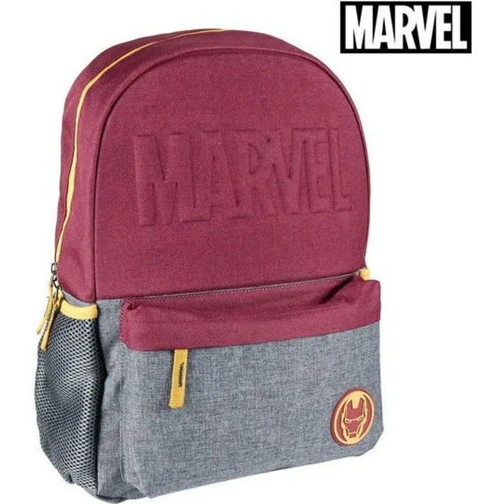 Schulrucksack The Avengers Rot Grau