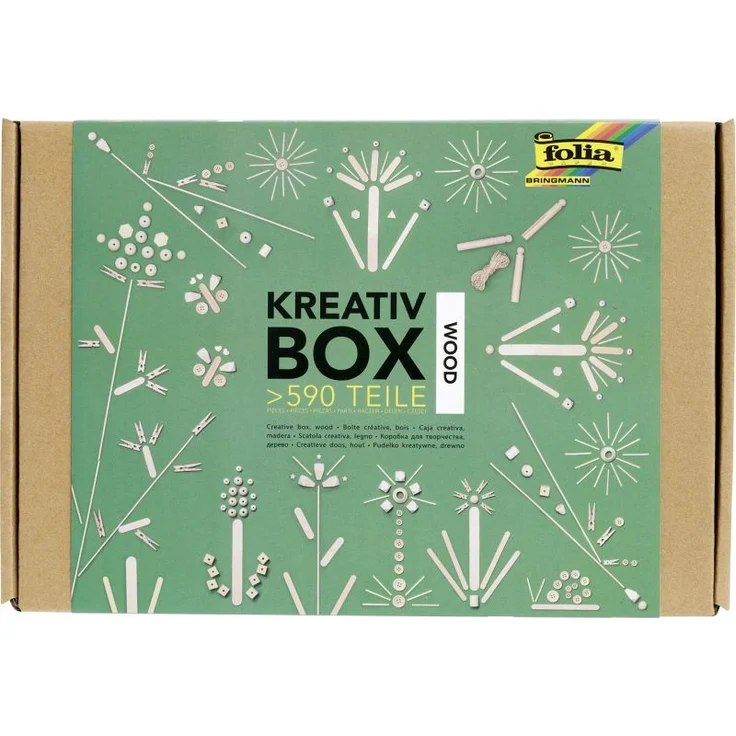 folia Kreativbox Holz mix – Bild 3