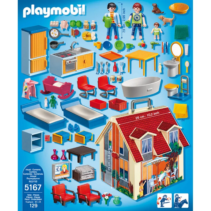 PLAYMOBIL Neues Mitnehm-Puppenhaus – Bild 2