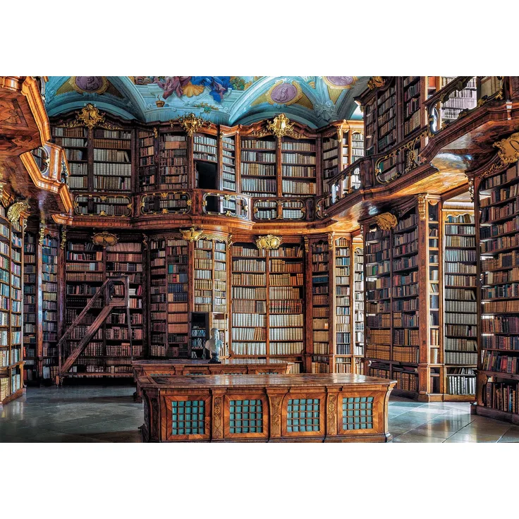 Piatnik 5561 Piatnik-5561 | 1000 Teile Puzzle Motiv Bibliothek | Die große Herausforderung