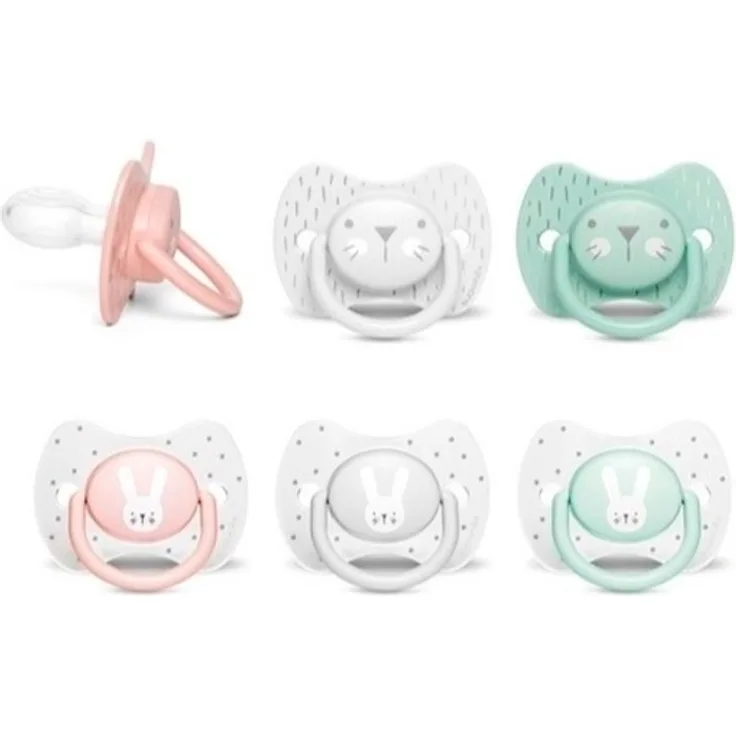Suavinex Physiological Silicone Soother 6 18m 2u