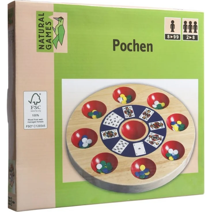Natural Games Pochen. 24. 5 cm