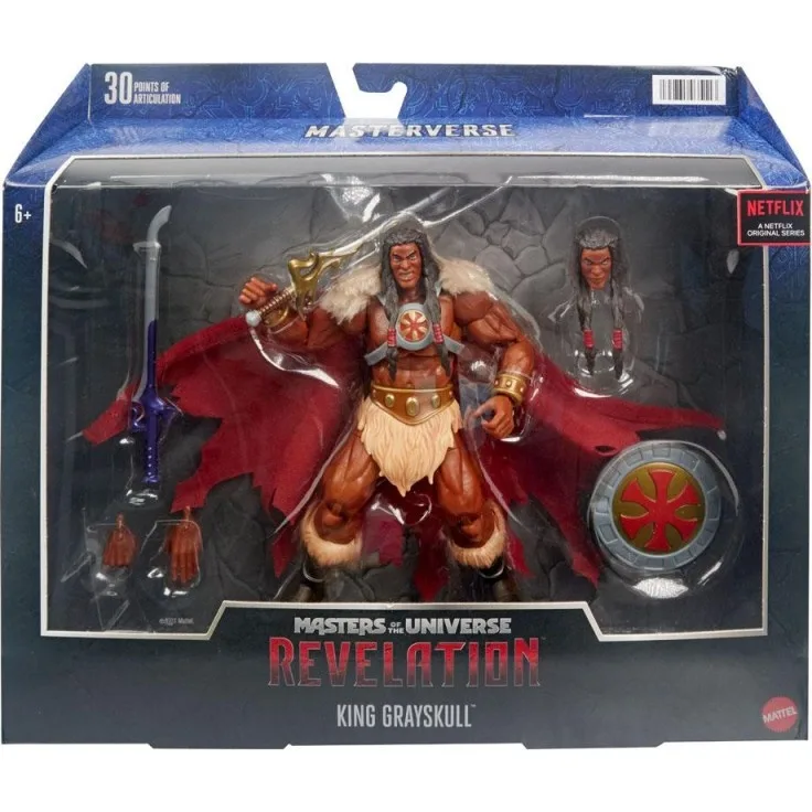 MOTU Revelations King Grayscu Masters of the Universe: Revelation Masterverse Deluxe Actionfigur 2022 King Grayskull 18 cm