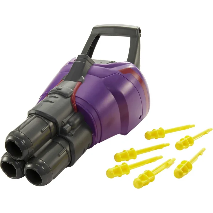 Buzz Lightyear HHJ58 - Zurg Kanone Spielzeug für Rollenspiel, vom Film inspirierte lila Dreifach-Kanone mit 3 Geschossen, Spielzeug Geschenk für Fans ab 4 Jahren