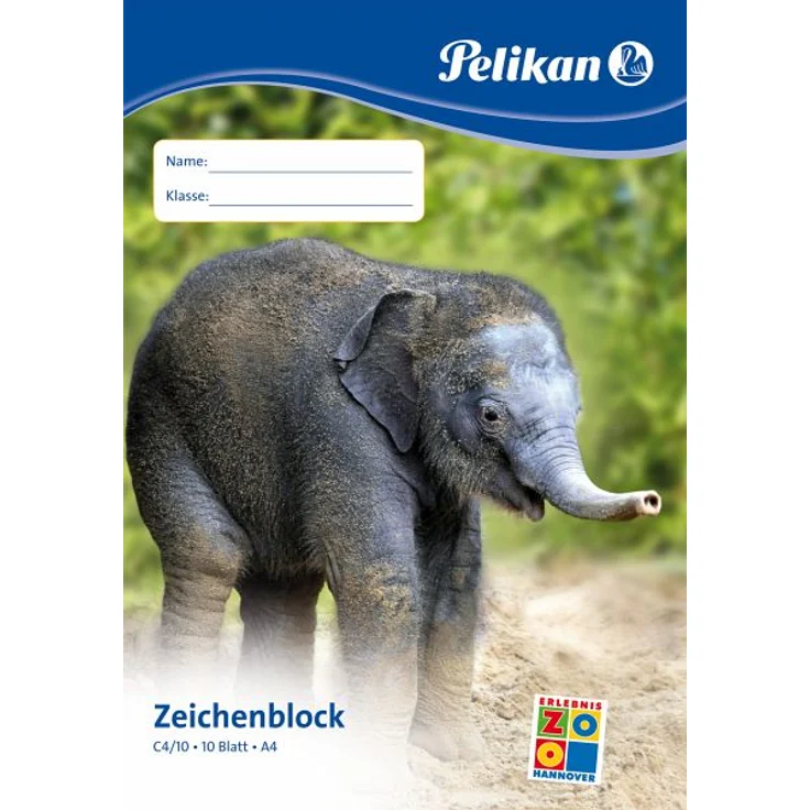Pelikan Zeichenblock DIN A4 mit 10 Blatt in guter Schulqualität - Preisvergleich – Bild 2