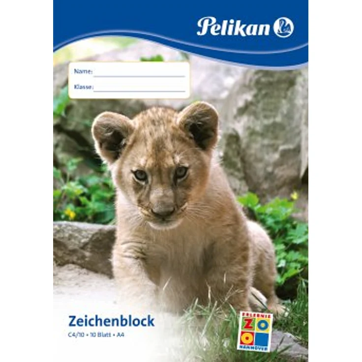 Pelikan Zeichenblock DIN A4 mit 10 Blatt in guter Schulqualität - Preisvergleich – Bild 1