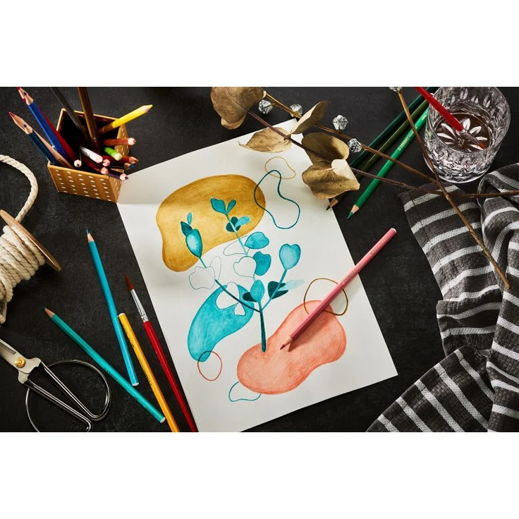 Aquarell-Buntstift - STABILO aquacolor - ARTY - 24er Metalletui - mit 24 verschiedenen Farben – Bild 4