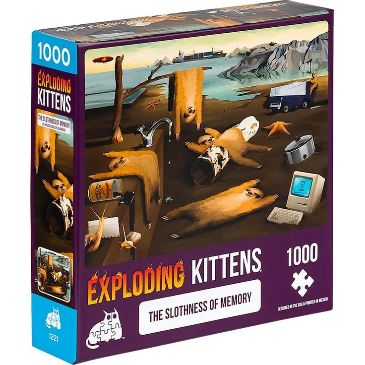 Exploding Kittens PSLOTH-1K-6 Puzzle, Multi