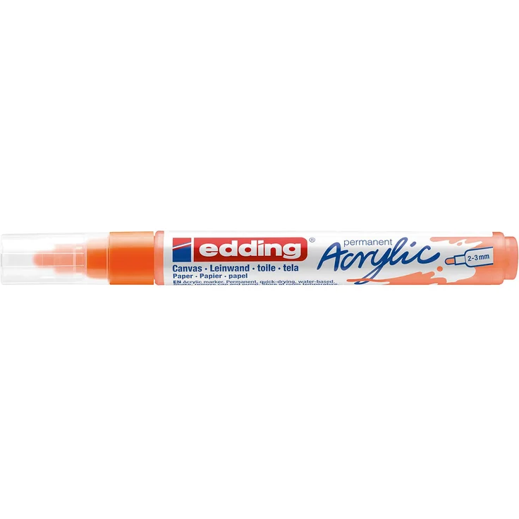 edding 5100 Acrylmarker medium neonorange – Bild 3