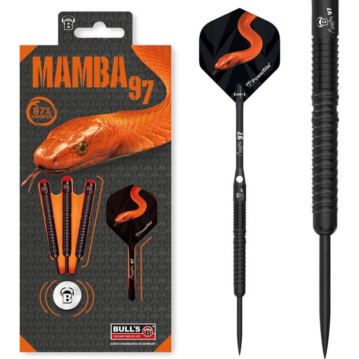 BULL'S Mamba97 M6 Steel Dart/ 21 Gr. /Verpackungseinheit 1 Stück