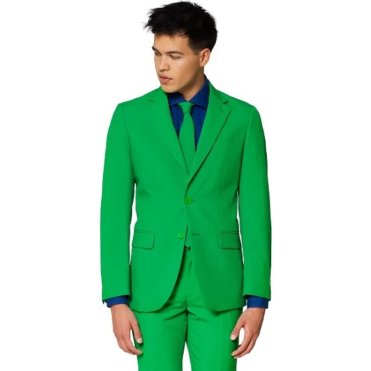 OppoSuits Evergreenherrenkostüm Anzug Polyester grün Größe 46
