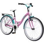 BIKESTAR Kinder Fahrrad ab 9 Jahre | 24 Zoll Classic Kinderrad | Pink