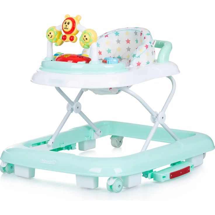 Chipolino Lauflernwagen 4 in1 Friends Wippe Musik Licht höhenverstellbar Stopper grün
