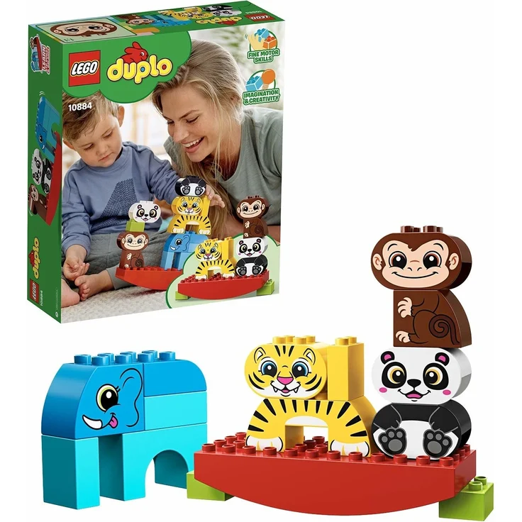 LEGO DUPLO 10884 'Meine erste Wippe mit Tieren', 15 Teile, ab 18 Monaten – Bild 1
