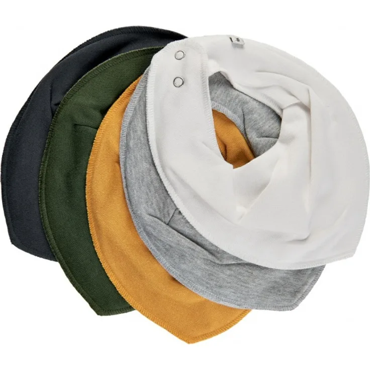 lätzchenbandana Junior Polycotton grau Einheitsgrösse 5 Stück