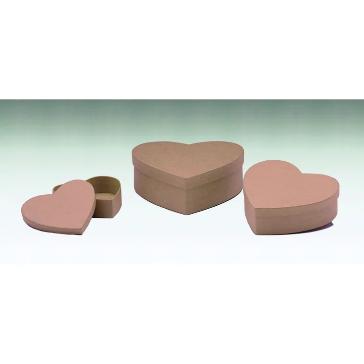 Glorex Herz-Box/Pappe 120 x 120 x 38 mm – Bild 2