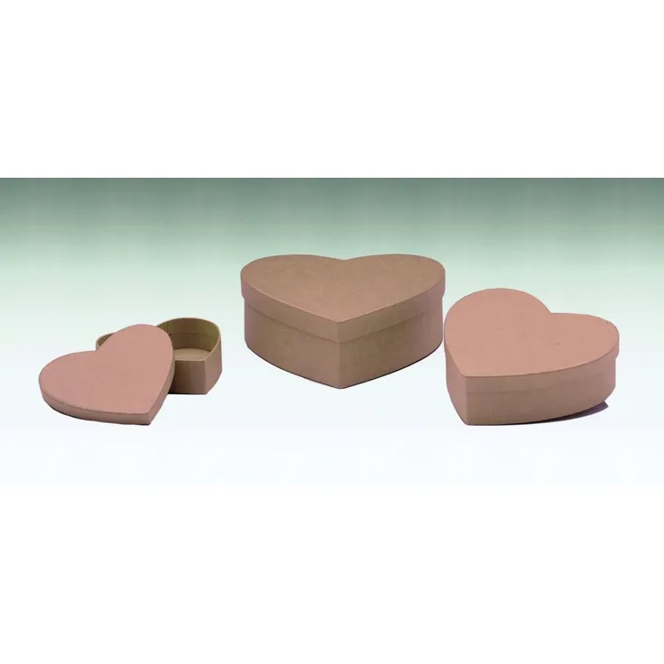 Glorex Herz-Box/Pappe 120 x 120 x 38 mm