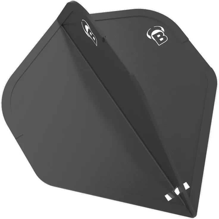 BULL'S DragonFlights in Schwarz/ Standard /Verpackungseinheit 12 Stück