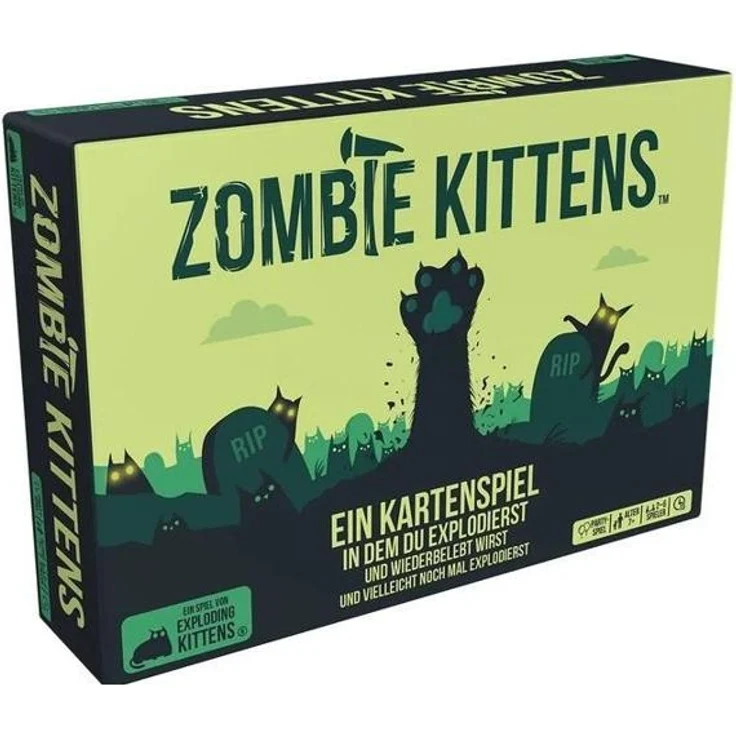 Zombie Kittens, Kartenspiel, für 2-5 Spieler, ab 7 Jahren (DE-Ausgabe) – Bild 2