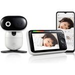 Motorola Nursery PIP1610 HD WiFi Video Babyphone mit 5" HD 720p Elterneinheit App – Ferngesteuertes Schwenken, Neigen und Zoomen – Zwei-Wege-Gespräch – Sicher und privat