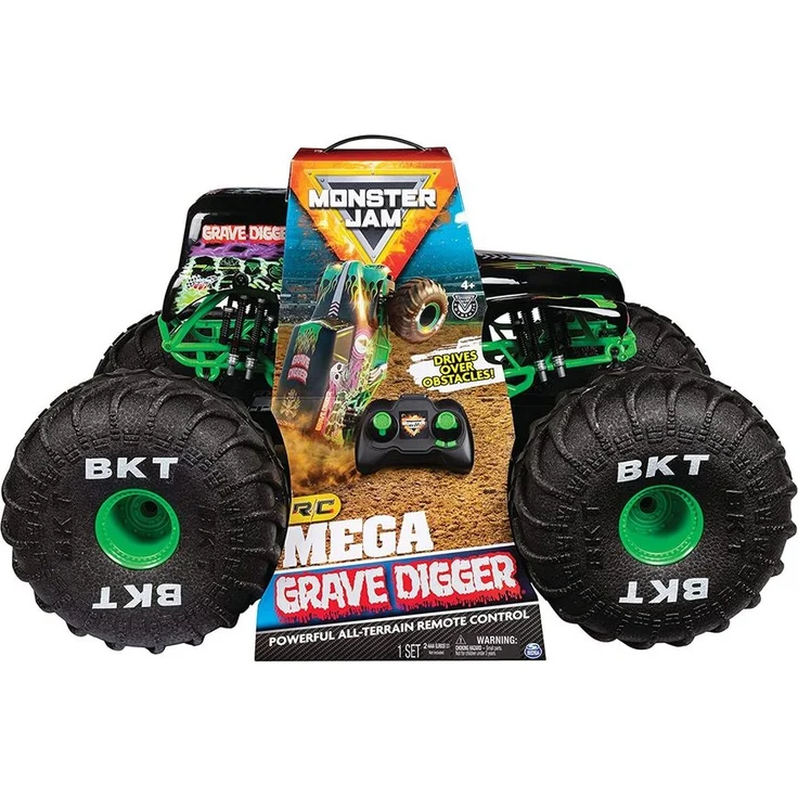 Spin Master 6046198 (20106000) - Monster Jam - XXL RC-Fahrzeug, 60 cm, 1:6, Mega Grave Digger – Bild 1