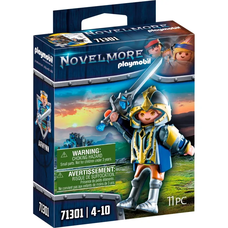 PLAYMOBIL Novelmore 71301 'Arwynn mit Invincibus', 11 Teile, ab 4 Jahren