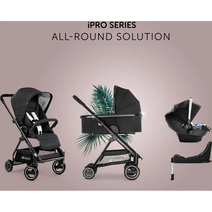 Hauck 'Apollo Duoset' Kombikinderwagen 2 in 1 Caviar, inkl. Babywanne und Beindecke – Bild 24