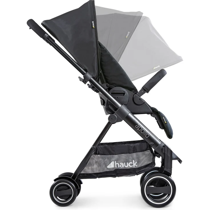 Hauck 'Apollo Duoset' Kombikinderwagen 2 in 1 Caviar, inkl. Babywanne und Beindecke – Bild 15