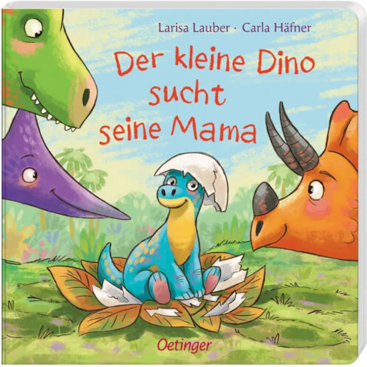 Der kleine Dino sucht seine Mama.