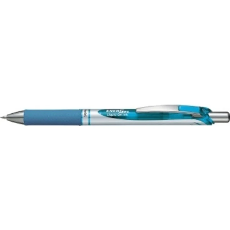 Pentel Gelroller EnerGel BL77-SX 0,35mm Druckmechanik hellblau - Preisvergleich – Bild 1
