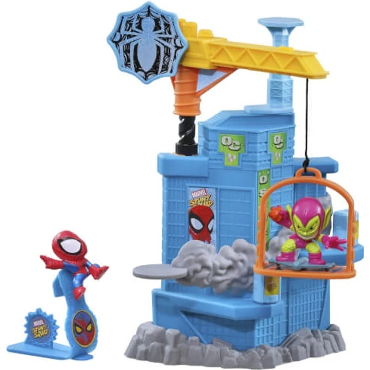 Hasbro F70625X0 Spiderman STUNT SQUAD Mini Playset – Bild 1