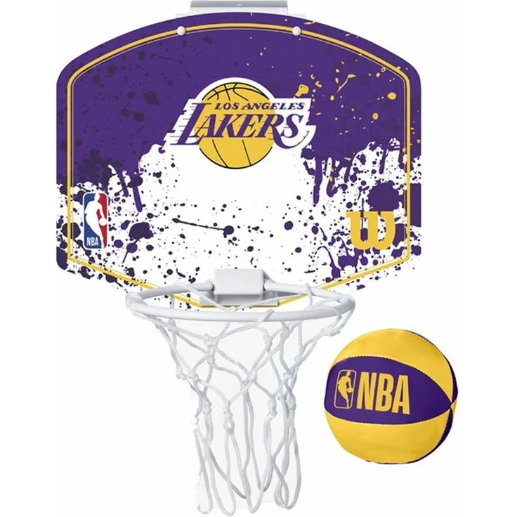 Basketballkorb Wilson Los Angeles Mini Lila – Bild 1