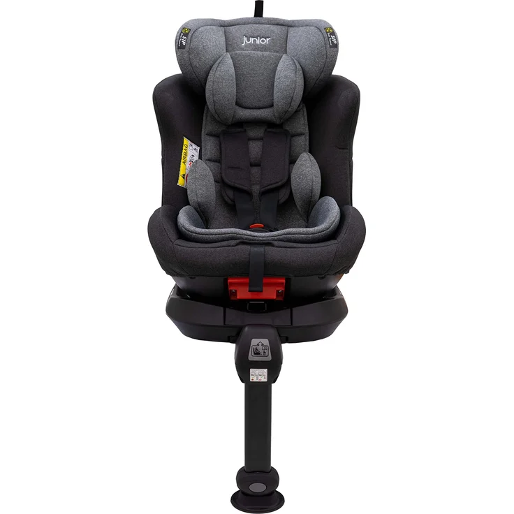 PETEX Kindersitz I-SIZE Laura 1341 mit ISOFIX und Top Tether grau, anthrazit, 44441318 – Bild 1