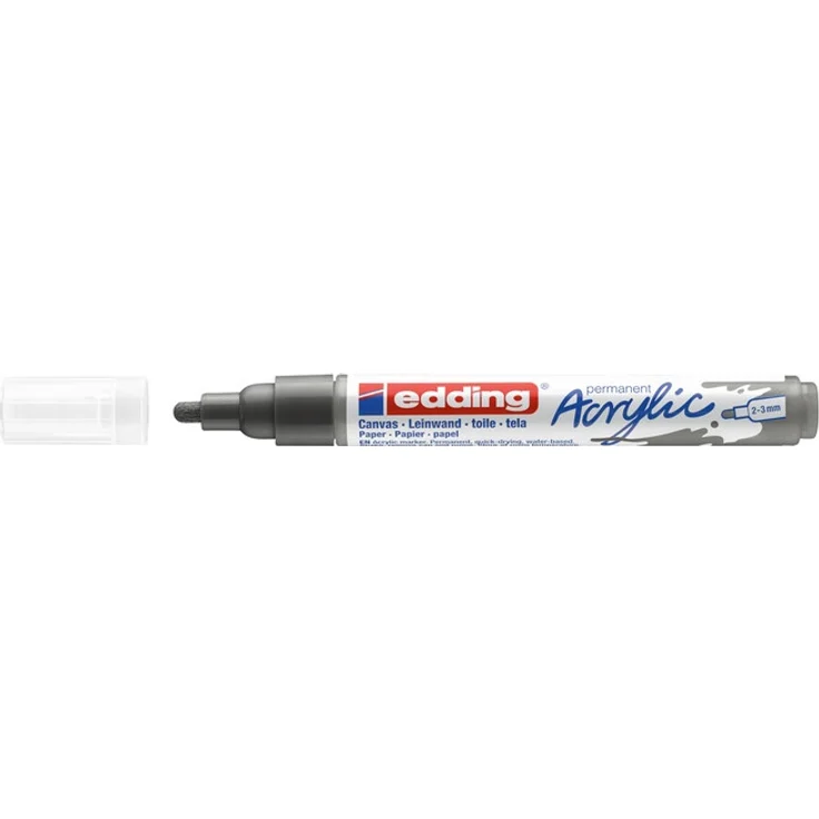 edding 5100 Acrylmarker medium anthrazit - Preisvergleich – Bild 1