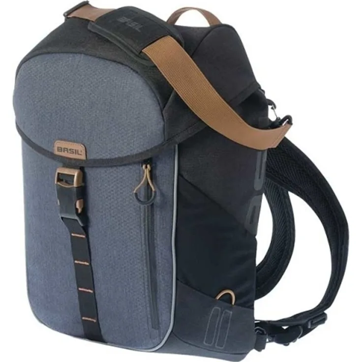 Basil Miles Hinten Fahrradtasche Polyester Grau 17 l 5 kg