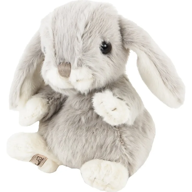 Barbara Bukowski Hase Kanini in Grau Plüschtier Stofftier 15 cm Neu