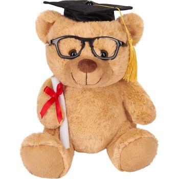 Tedd Plüschbär Mit Doktorhut & Diplom – Geschenk Zum Bachelor Abschluss, Bestandene Prüfung