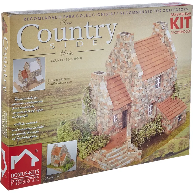DOMUS Kits Domus kits40043 Maßstab 1: 50 "Country 3-Haus Modell (2250-piece)