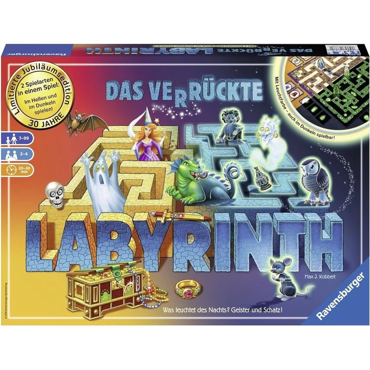 Ravensburger Spiel Das verrückte Labyrinth Glow in the Dark – Bild 1