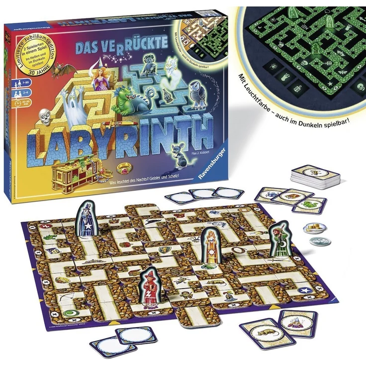 Ravensburger Spiel Das verrückte Labyrinth Glow in the Dark – Bild 2