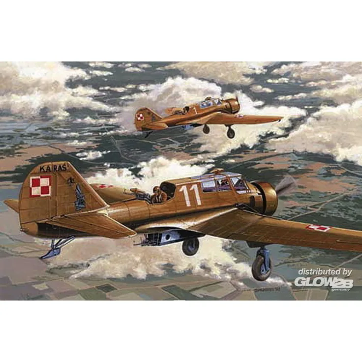 Model plastikowy PZL-23A Karas Early Version